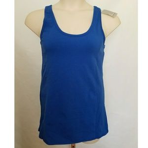 Lane Bryant Blue Racer Back Tank Top